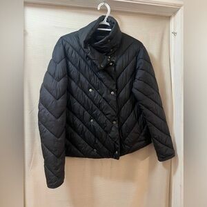 ⚪️ Scotch and soda black womens puffer jacket size small
